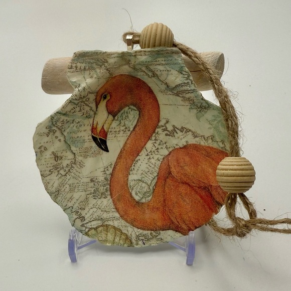 Handmade Flamingo Coastal Decor - Picture 1 of 5